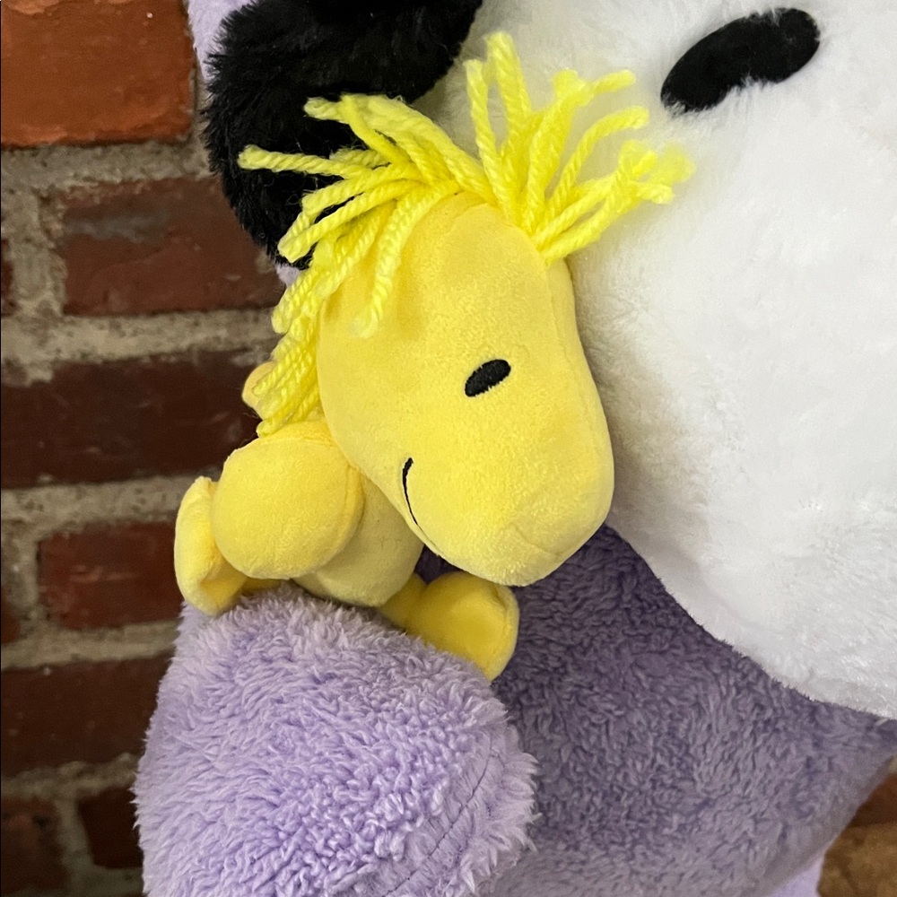 Purple Snoopy Plush with Bunny Ears - Picture 9 of 11